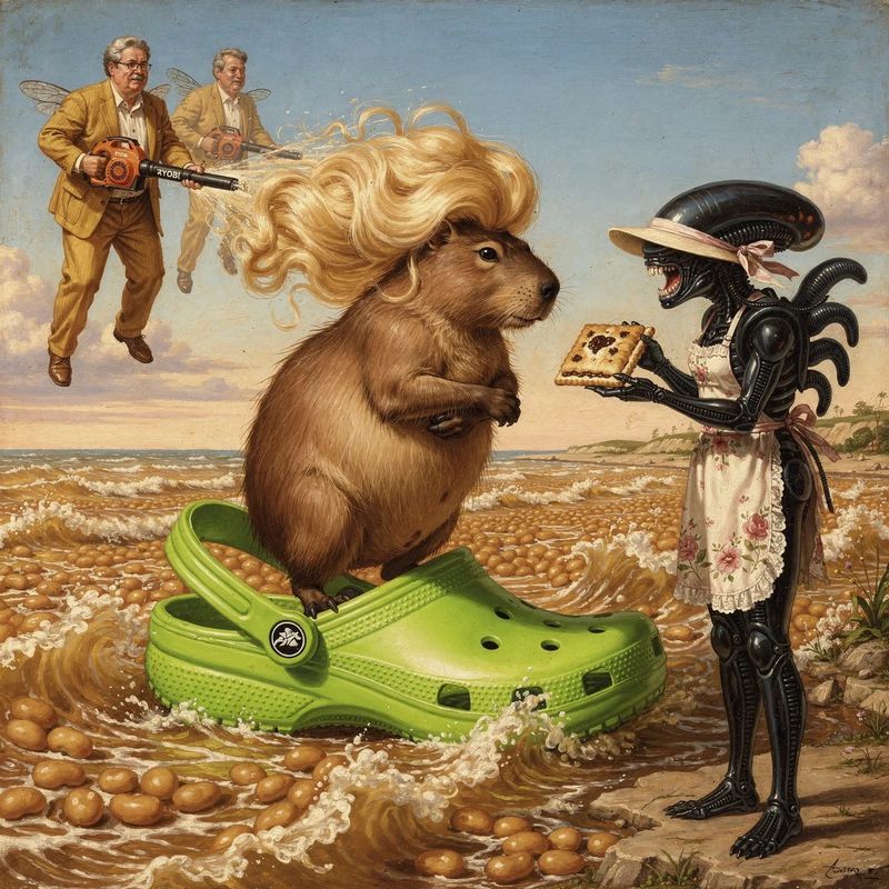 Venus on the Half-Croc