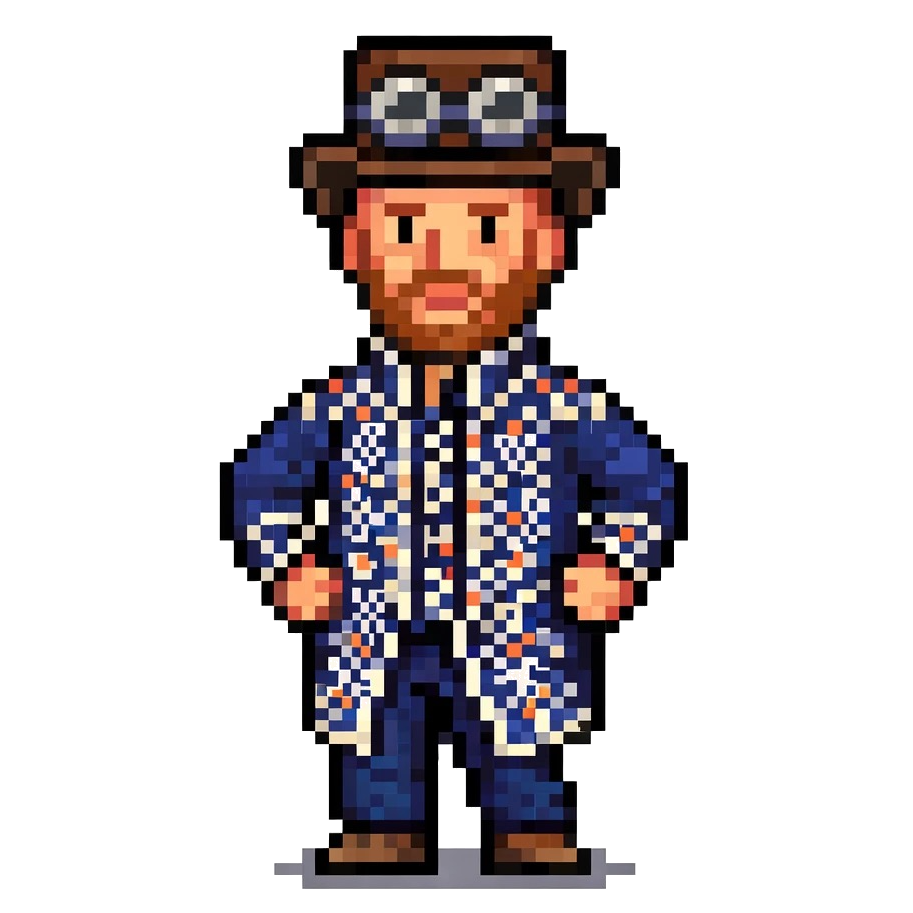 Ethan Wilding, 8-bit style